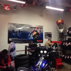 Cycle Tire Depot - Working the machine.
