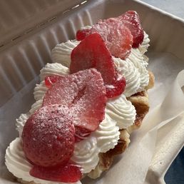 Strawberry Croffle