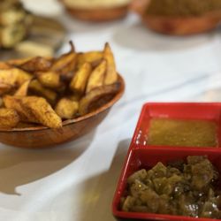 La Braise African Grill - The sauces are as much a star as the dishes!!