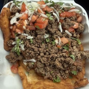 Broken Spoke - Indian Fry Bread Tacos - Bars Near Me - Lexington, Oregon