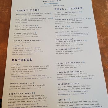 Catch 27 - Menu - Southern Near Me - Saint Augustine, Florida Catch 27 - Menu - Southern Near Me - Saint Augustine, Florida