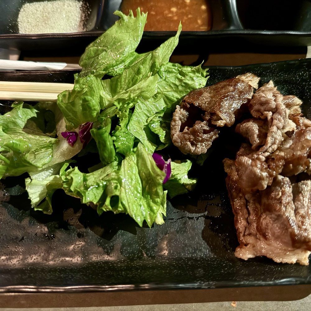 Wang Cho Korean BBQ - Chino - Salad and brisket - Korean Near Me - Chino, California Wang Cho Korean BBQ - Chino - Salad and brisket - Korean Near Me - Chino, California