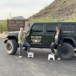 Rental Jeep at BBNP West entrance gate