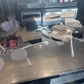 Chipotle Mexican Grill - Napkin area - Mexican Near Me - Seal Beach, California