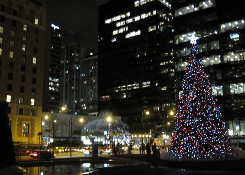 Slide of Mckinney Christmas Lights