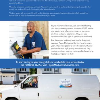 Payne Mechanical Services - This is an article from Simply Bowie about our company. - Heating & Air Conditioning/HVAC Near Me - Glen Burnie, Maryland Payne Mechanical Services - This is an article from Simply Bowie about our company. - Heating & Air Conditioning/HVAC Near Me - Glen Burnie, Maryland