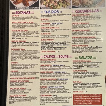 EL Toro Mexican Restaurant - the menu - Mexican Near Me - Louisville, Kentucky EL Toro Mexican Restaurant - the menu - Mexican Near Me - Louisville, Kentucky