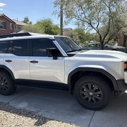 Land Cruiser with new tint