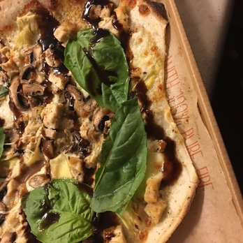 Blaze Pizza - So the pan my gluten free pizza was cooked on melted into my pizza so they cut off the edge. - Salad Near Me - Marina, California Blaze Pizza - So the pan my gluten free pizza was cooked on melted into my pizza so they cut off the edge. - Salad Near Me - Marina, California