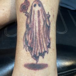 ol skool tattoos studio - My ghost was changed a little to be smoking