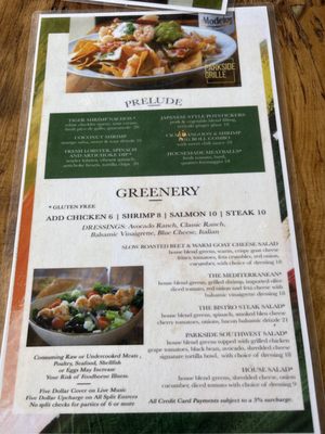 Menu photo 1 Parkside Grille Wildwood, MO Menu photo 1 Parkside Grille Wildwood, MO