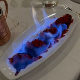 Flaming Strawberries