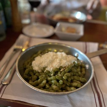 Carmelina's - Tonno con Pesto Siciliano e Fusilli - Italian Near Me - Boston, Massachusetts
