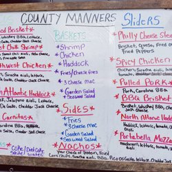 County Manners - Yummy menu