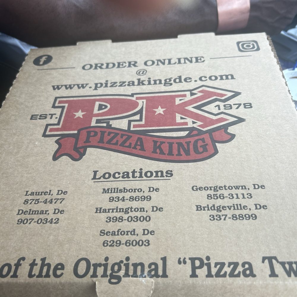 Pizza King - Pizza box Gluten Free Pizza - Pizza Near Me - Delmar, Delaware Pizza King - Pizza box Gluten Free Pizza - Pizza Near Me - Delmar, Delaware