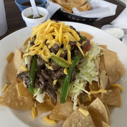 a plate of nachos a plate of nachos