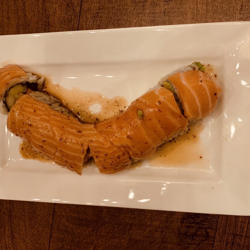 Sushi Ai - 7/22/23 Salmon Lovers Roll-flavorful & fresh! - Sushi Bars Near Me - Long Beach, California Sushi Ai - 7/22/23 Salmon Lovers Roll-flavorful & fresh! - Sushi Bars Near Me - Long Beach, California