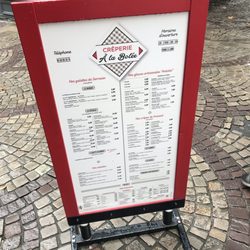 A La Bolée - Outside menu