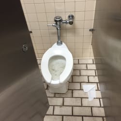 Not one stall was clean