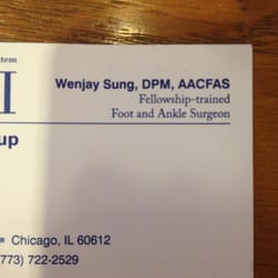 Northwestern Orthopaedic Institute - Doc's card