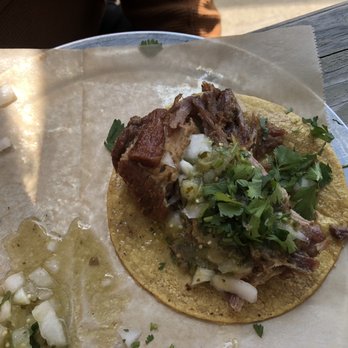 Little Conejo - Brisket taco rocks - Mexican Near Me - Vancouver, Washington