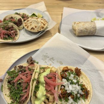 Tacos Chiwas - Steak pollo and carnitas tacos, carnitas burrito and rajas gordita - Mexican Near Me - Phoenix, Arizona