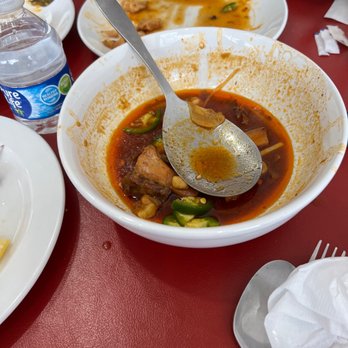 OMG Nafisa's Kitchen - pretty empty goat paya - Pakistani Near Me - Morton Grove, Illinois