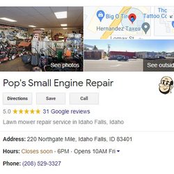 Pop's Small Engine Repair