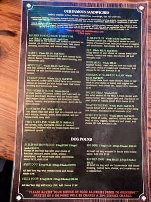 Menu photo 1 Ann O'Malley's St. Augustine, FL