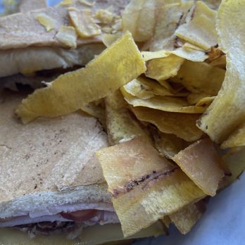 Havana Grill - El Cubano Sandwich with Plantain Chips (Per Serving) - Cuban Near Me - San Diego, California Havana Grill - El Cubano Sandwich with Plantain Chips (Per Serving) - Cuban Near Me - San Diego, California