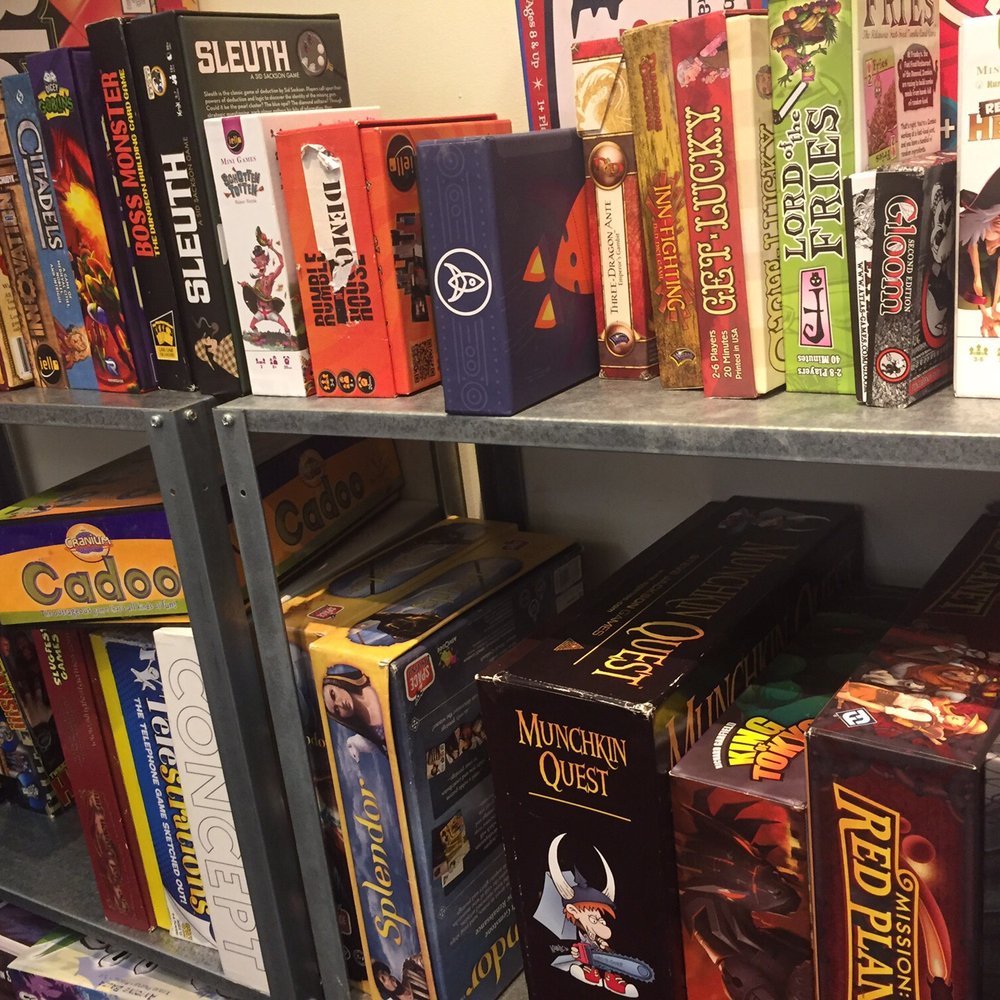 Tinker and Smithy Game Store - Will have to come back multiple times to play this all - Tabletop Games Near Me - Middlebury, Vermont Tinker and Smithy Game Store - Will have to come back multiple times to play this all - Tabletop Games Near Me - Middlebury, Vermont