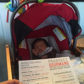 Prospect Gourmand - Baby Hunter looking at menu!!! - New American Near Me - Beverly Hills, California Prospect Gourmand - Baby Hunter looking at menu!!! - New American Near Me - Beverly Hills, California