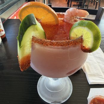 Taqueria Dos Charros - Frosty AF Michelada - Mexican Near Me - Daly City, California