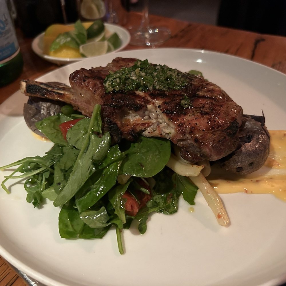 Cafe Adam - Pork chop - Modern European Near Me - Great Barrington, Massachusetts