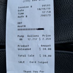 Recipe for gas