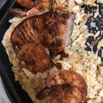 1137 Seafood - Half of the Salmon Platte with shrimp. The rest was plated. - Seafood Near Me - Milford Mill, Maryland 1137 Seafood - Half of the Salmon Platte with shrimp. The rest was plated. - Seafood Near Me - Milford Mill, Maryland