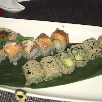 Fushimi Bay Ridge - ABC roll, spicy tuna roll, and lobster roll with brown rice. - Sushi Bars Near Me - Brooklyn, New York Fushimi Bay Ridge - ABC roll, spicy tuna roll, and lobster roll with brown rice. - Sushi Bars Near Me - Brooklyn, New York