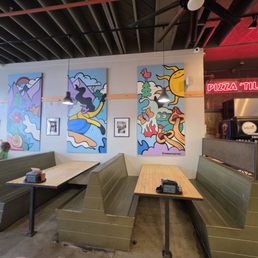 Seating area.