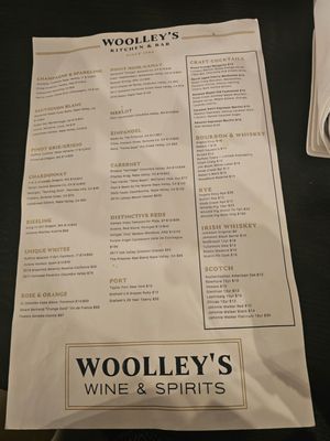 Menu photo 1 Woolley’s Kitchen & Bar Bloomington, MN Menu photo 1 Woolley’s Kitchen & Bar Bloomington, MN