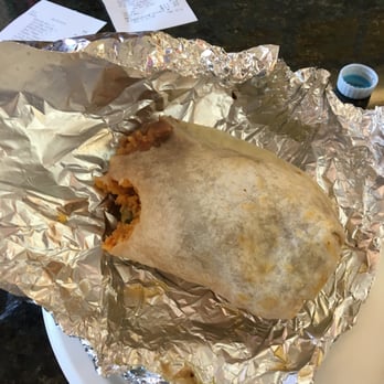 La Costena - Having a carnitas burrito with all the fixings. Best burrito in the South Bay Area Mt View, CA - Mexican Near Me - Mountain View, California