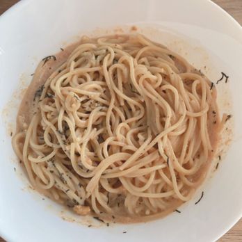 Cafe Hiro - Sea Urchin (Uni) Spaghetti with Wasabi and Mentaiko (Spicy Cod Roe) - Italian Near Me - Cypress, California Cafe Hiro - Sea Urchin (Uni) Spaghetti with Wasabi and Mentaiko (Spicy Cod Roe) - Italian Near Me - Cypress, California