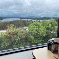 Lakeview Terrace - The view from upstairs inside dining area and bar