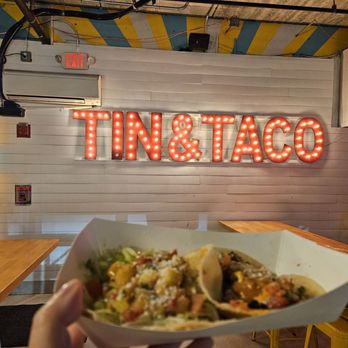 Tin & Taco - Downtown - Al pastor and brisket bomb - Tacos Near Me - Orlando, Florida
