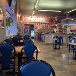 Go Get The Pho - Interior when you walk in. Bar in the very back.