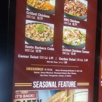 Habit Burger & Grill - The salad menu as of January - Burgers Near Me - Westminster, California Habit Burger & Grill - The salad menu as of January - Burgers Near Me - Westminster, California