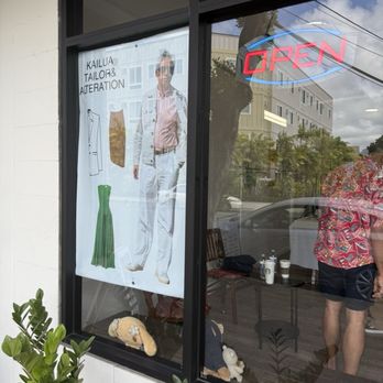 Kailua Tailor & Alteration - Outside window- it's right on the corner - Sewing & Alterations Near Me - Kailua, Hawaii Kailua Tailor & Alteration - Outside window- it's right on the corner - Sewing & Alterations Near Me - Kailua, Hawaii