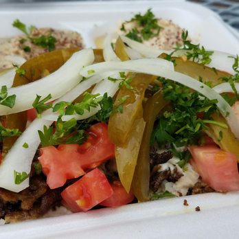Beirut - Shwarma plate on basmati rice. - Lebanese Near Me - Austin, Texas