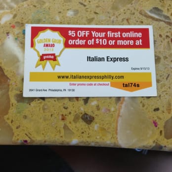 Italian Express - Coupon deal. - Pizza Near Me - Philadelphia, Pennsylvania