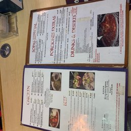 Updated menu prices.