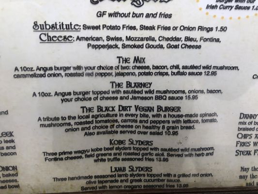 Menu photo 1 Blarney Station Warwick, NY